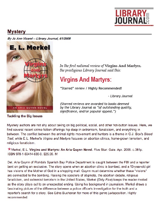 Earl Merkel The Official Author's site